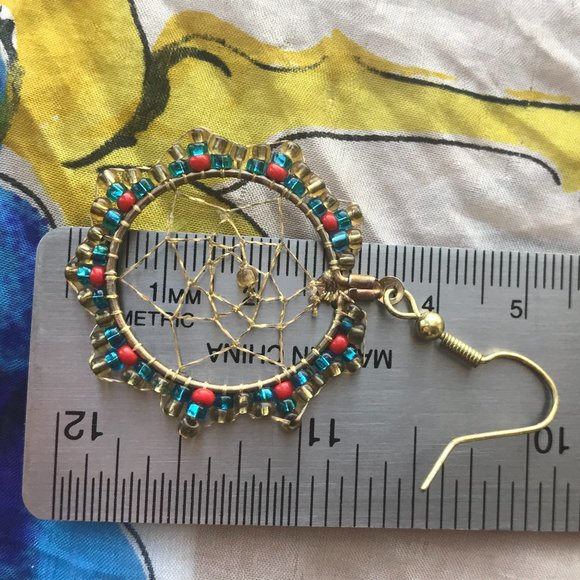 Artisan Dream Catcher Earrings // Celestial - Picture 3 of 4